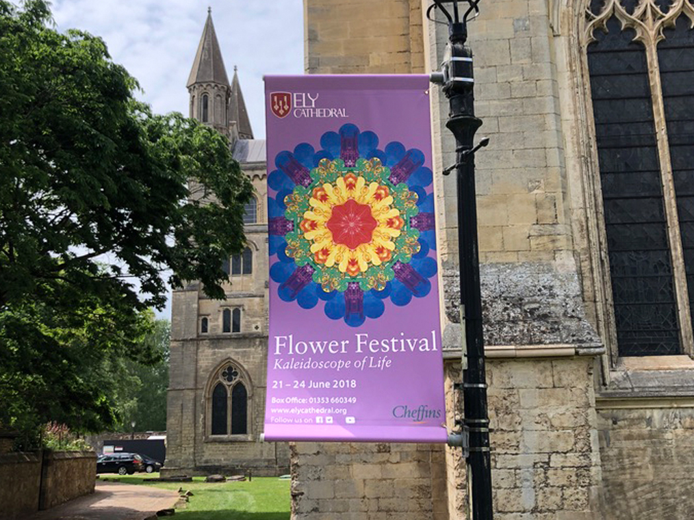 Ely Cathedral Flower Festival flag